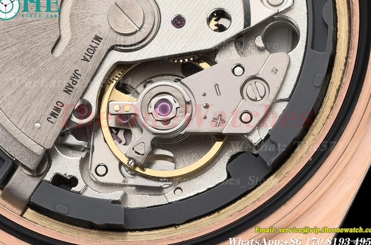 RG GDF 40mm Daydate Dial MY8215 Gold Rose RG 0205